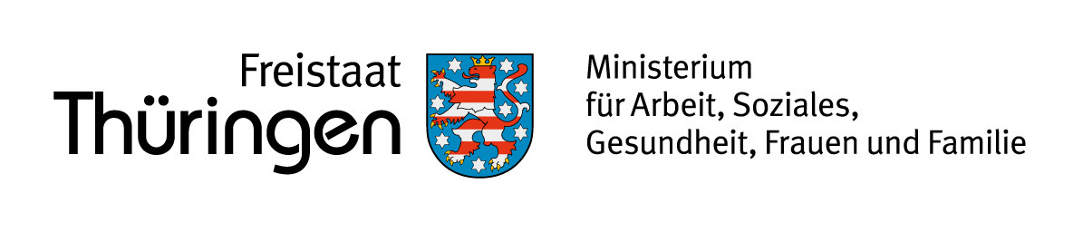 Logo THÜRINGER MINISTERIUM FÜR ARBEIT, SOZIALES, GESUNDHEIT, FRAUEN UND FAMILIE
